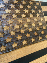Load image into Gallery viewer, Handcrafted Laser Engraved American Flag
