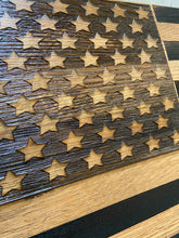 Load image into Gallery viewer, Handcrafted Laser Engraved American Flag