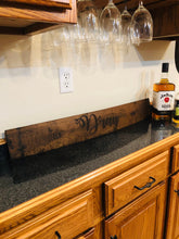 Load image into Gallery viewer, Personalized Bar Sign, Bourbon Barrel Stave