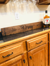 Load image into Gallery viewer, Personalized Bar Sign, Bourbon Barrel Stave
