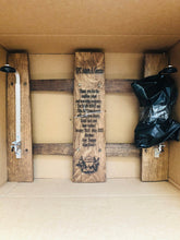 Load image into Gallery viewer, Liquor Dispenser Wall Shelf - Red Oak - FREE SHIPPING