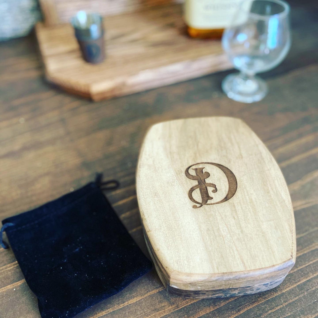 Whiskey Stones-Barrel Case
