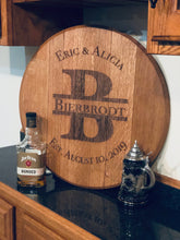 Load image into Gallery viewer, Laser Engraved Bourbon Barrel Lid
