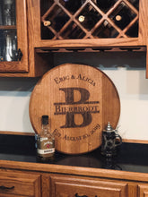 Load image into Gallery viewer, Laser Engraved Bourbon Barrel Lid
