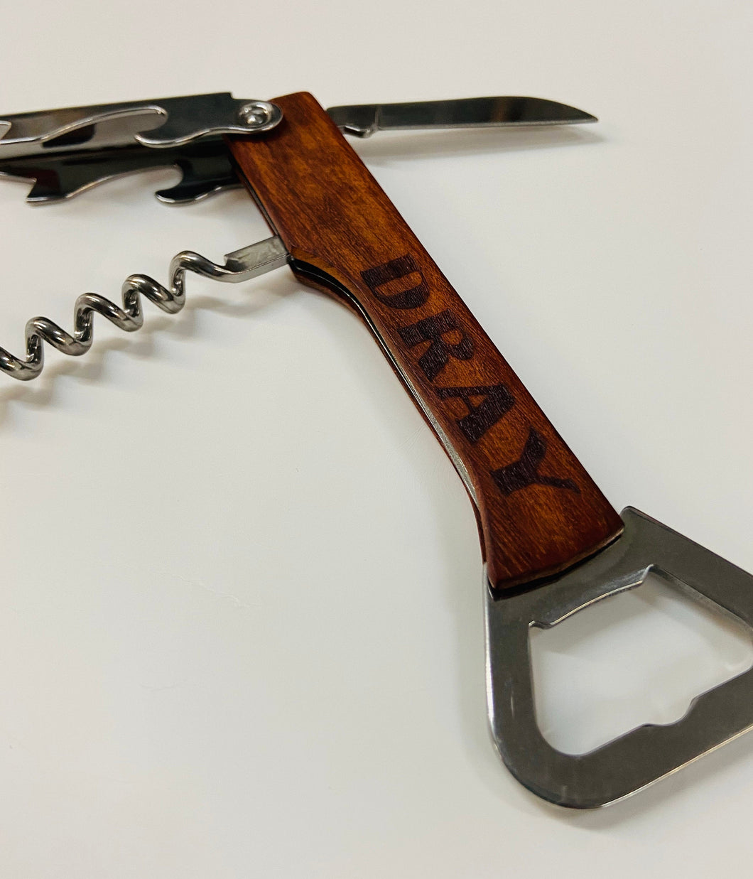 Engraved Corkscrew opener