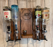 Load image into Gallery viewer, Liquor alcohol Dispenser-Red Oak-FREE SHIPPING
