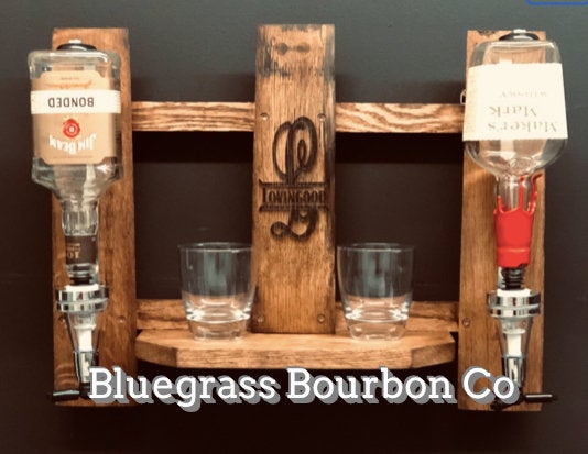 Liquor Dispenser Wall Shelf - FREE SHIPPING
